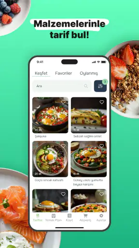 Eatr・AI Sağlıklı Yemek Planı screenshot