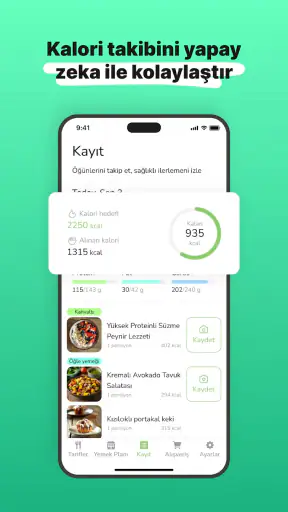 Eatr・AI Sağlıklı Yemek Planı screenshot