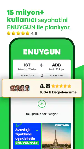ENUYGUN: Uçak Otel Otobüs Araç screenshot