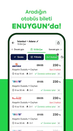 ENUYGUN: Uçak Otel Otobüs Araç screenshot