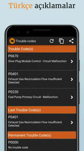 EOBD Facile - OBD2 Car Scanner screenshot