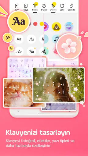 Facemoji Emoji Klavye&Temaları screenshot
