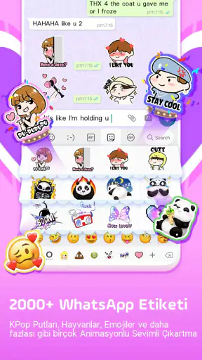 Facemoji Emoji Klavye&Temaları screenshot