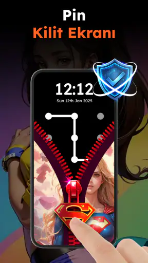 Fermuar Kilit Duvar Kağıtları screenshot