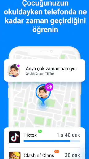 Findmykids aile takip programi screenshot
