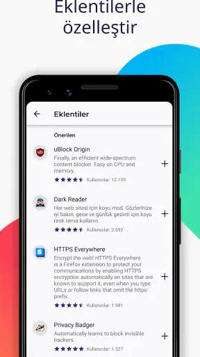 Firefox: Hızlı, gizli tarayıcı screenshot