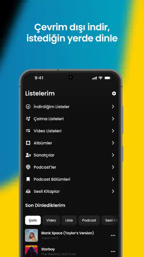 fizy - Müzik & Podcast İndir screenshot