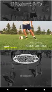 Futbol Ayak çalışması egzersiz screenshot 2