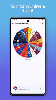 Futbol Takımı Çarkı screenshot 1