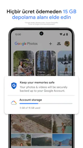 Google Fotoğraflar screenshot