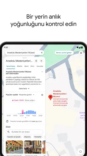 Google Haritalar screenshot