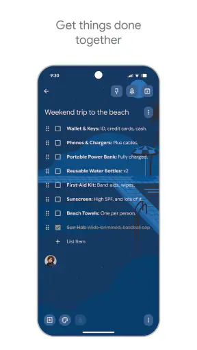 Google Keep - Not ve listeler screenshot