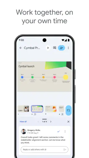 Google Slaytlar screenshot