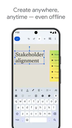 Google Slaytlar screenshot