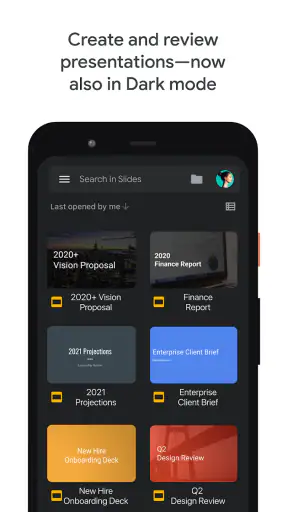 Google Slaytlar screenshot
