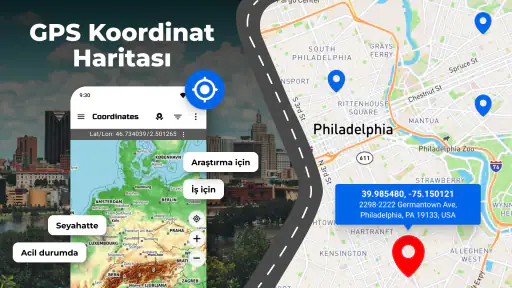 GPS Koordinatları Haritası screenshot
