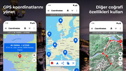GPS Koordinatları Haritası screenshot