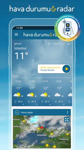 Hava durumu & Radar - Türkiye screenshot