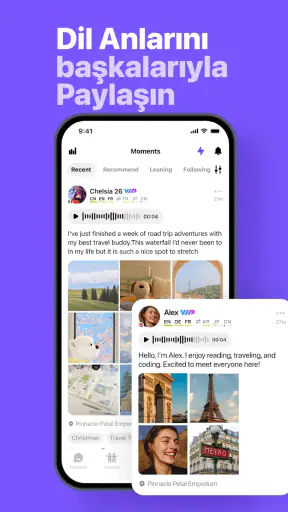 HelloTalk - Dil Değişimi screenshot