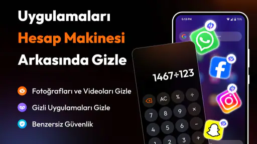 Hesap Makinesi: Uygulama Gizle screenshot 1
