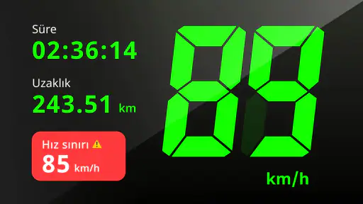 Hız ölçer & Odometer App screenshot