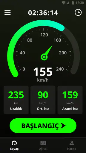 Hız ölçer & Odometer App screenshot