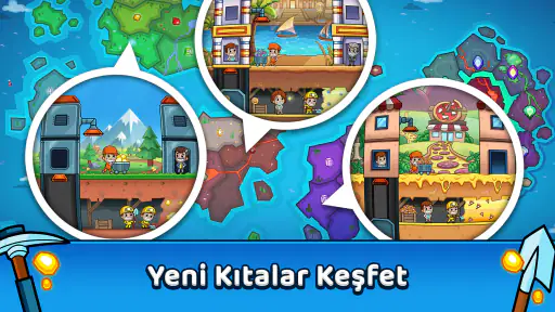 Idle Miner Tycoon Maden Oyunu screenshot