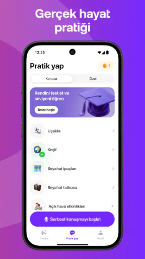 İngilizce Konuşun Praktika screenshot