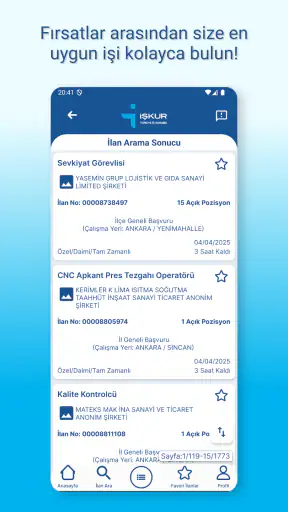 İŞKUR Mobil screenshot