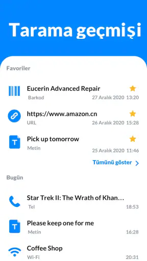 KareKod ve Barkod Okuyucu screenshot