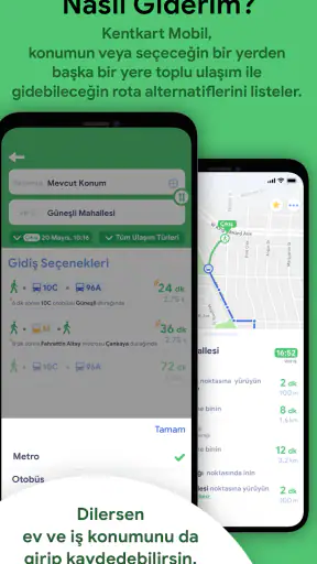 Kentkart screenshot