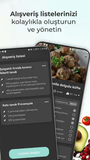Keto Tarifleri: Keto Diyeti screenshot