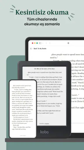 Kobo Books Okuma Uygulaması screenshot