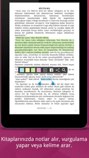 Kobo Books Okuma Uygulaması screenshot