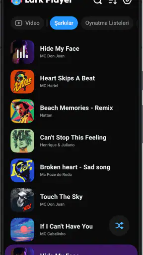 Lark Player: Müzik Çalar MP3 screenshot