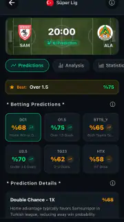 Maç Tahmin Analizi - Goalwise screenshot 1