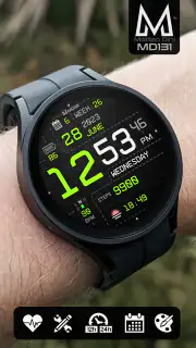 MD131 - Digital watch face screenshot 2