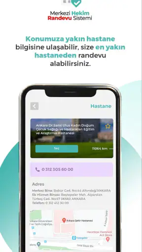 MHRS screenshot