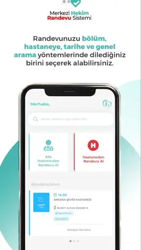 MHRS screenshot