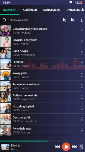 Müzik çalar screenshot