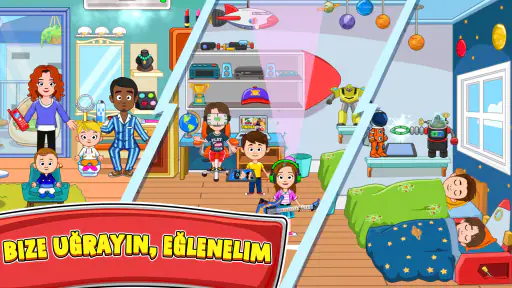 My Town : Arkadaşımın Evine screenshot 2