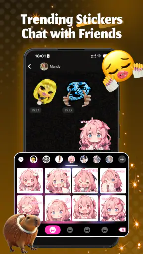 Neon Love Tema screenshot