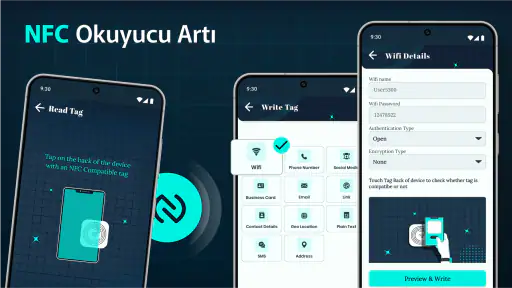 NFC Yazıcı: NFC Kart okuyucu screenshot 1