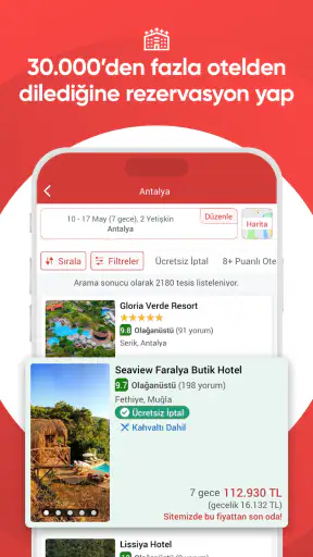 obilet: Otel Uçak Otobüs Araç screenshot
