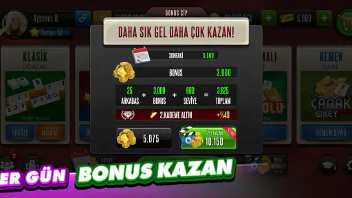 Okey Plus - En Kalabalık Okey! screenshot
