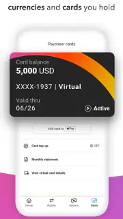 Payoneer screenshot 3