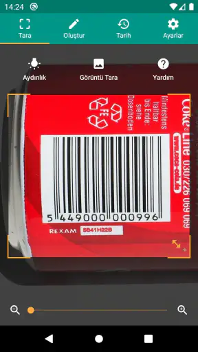 QR Kod ve Barkod Okuyucu screenshot