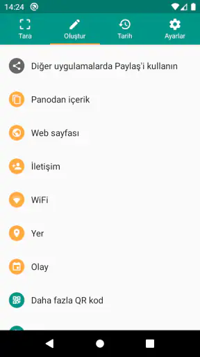 QR Kod ve Barkod Okuyucu screenshot