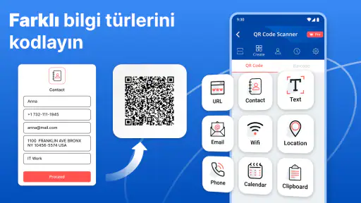 QR tarayıcı - Barkod okuyucu screenshot 2