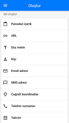 QR ve Barkod Okuyucu screenshot